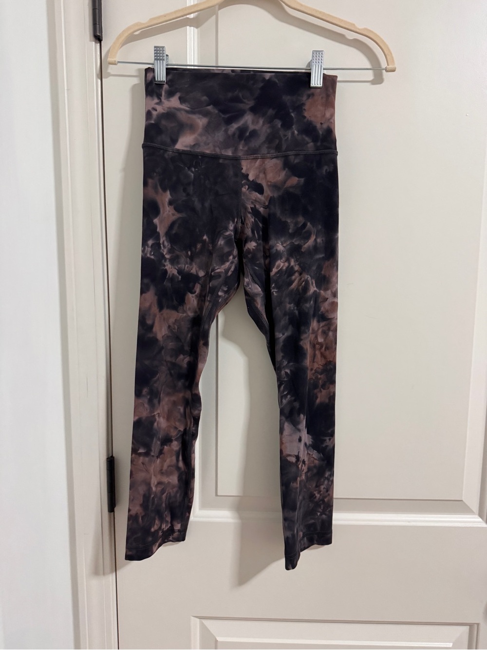 lululemon athletica Tie-Dye High-Rise Leggings - Black & Brown